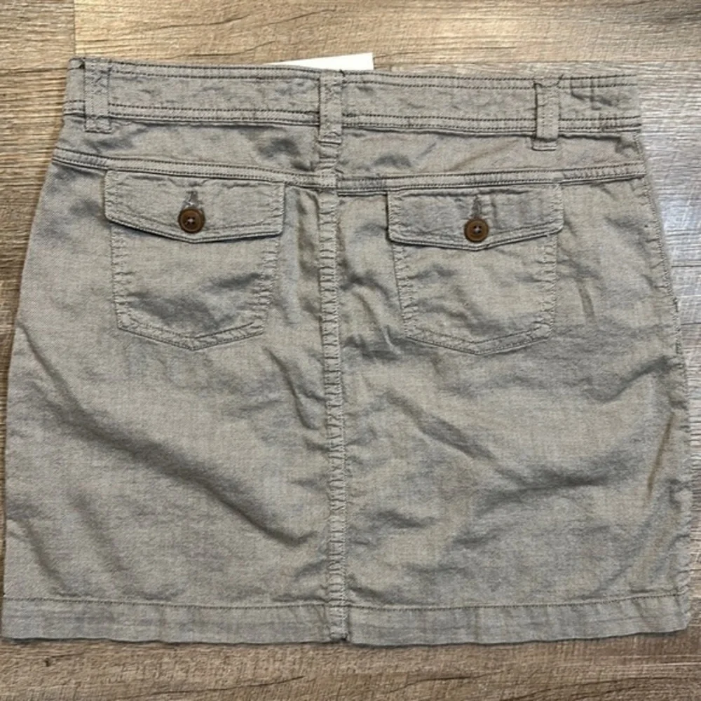 Michael Kors tan brown mini skirt with pockets skirt size 6